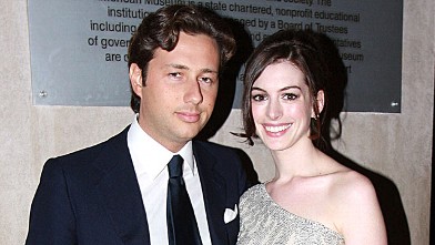 PHOTO: Raffaello Follieri, left, and Anne Hathaway pose at The American Museum of Natural History's Annual Winter Dance, March 11, 2008 in New York City.