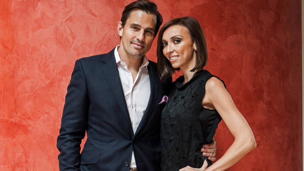 PHOTO: Bill and Giuliana Rancic pose for a portrait at the Embassy of Italy on October 14, 2013 in Washington, DC.