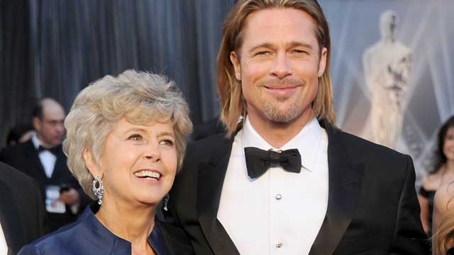 brad pitt and mom