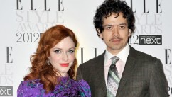 PHOTO: Christina Hendricks and Geoffrey Arend arrive for The Elle Style Awards 2012 at The Savoy Hotel in this Feb. 13, 2012 file photo in London, England.