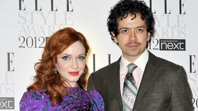 PHOTO: Christina Hendricks and Geoffrey Arend arrive for The Elle Style Awards 2012 at The Savoy Hotel in this Feb. 13, 2012 file photo in London, England.