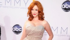 PHOTO: Christina Hendricks arrives at the 64th Primetime Emmy Awards, Sept. 23, 2012, in Los Angeles, Calif.