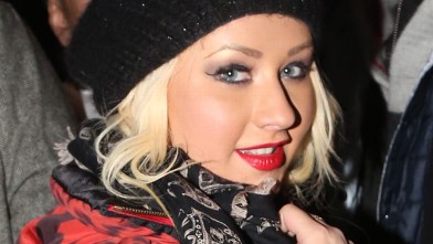 PHOTO: Christina Aguilera attends the Barclays Center on December 31, 2012 in the Brooklyn borough of New York City.