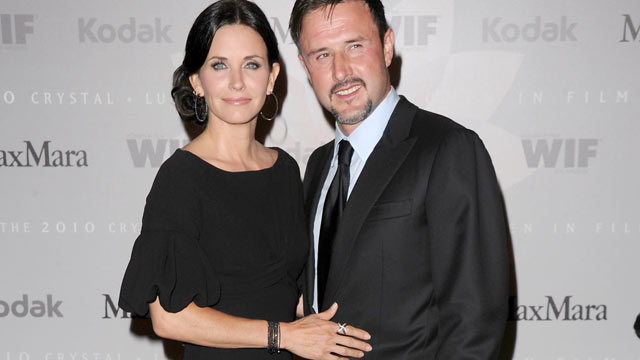 PHOTO: Honoree Courteney Cox Arquette and actor David Arquette arrive at the 2010 Crystal + Lucy Awards: A New Era at Hyatt Regency Century Plaza,Century City, CA, June 1, 2010.