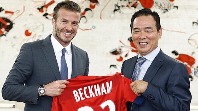 David Beckham in China