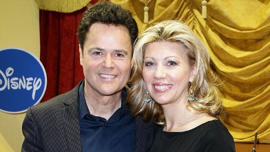 PHOTO: Entertainer Donny Osmond and his wife Debbie Osmond attend "Dance Star Mickey" at the Mattel Inc. Showroom on February 15, 2010 in New York City.