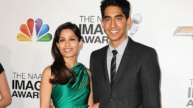 PHOTO: Actress Freida Pinto and actor Dev Patel attend the 44th NAACP Image Awards at The Shrine Auditorium, Feb. 1, 2013, in Los Angeles.