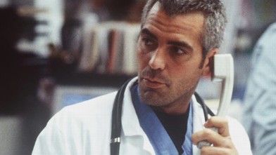 PHOTO: Goerge Clooney stars on "ER" in the episode "Stuck on You" on Sept. 21, 1998.