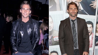 PHOTO: Actor Seann William Scott attends the "Teaching Mrs. Tingle" Westwood Premiere on August 11, 1999 at the Mann Bruin Theatre in Westwood, Calif. and, right, at the Ireland premiere of 'American Pie: Reunion' at Savoy on April 18, 2012 in Dublin, Ire