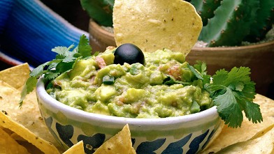 PHOTO: A classic guacamole dip is shown here.