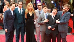 PHOTO: From left, Ed Helms, Bradley Cooper, Heather Graham, Todd Phillips, Justin Bartha, Ken Jeong and Zach Galifianakis attend 