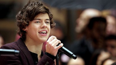 PHOTO: Harry Styles and One Direction performs, Nov. 13, 2012 in New York City.