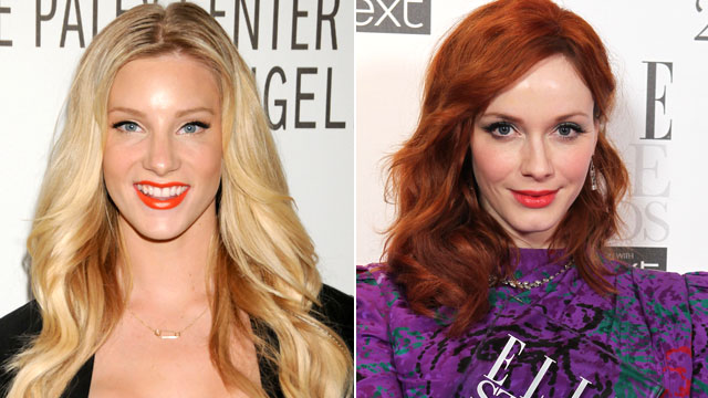 PHOTO: Heather Morris arrives at 2011 Paley Fest as they present "Glee" at the Saban Theater on March 16, 2011 in Beverly Hills, California. Christina Hendricks poses in the press room during the ELLE Style Awards 2012 at The Savoy Hotel on February 13, 2