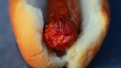 PHOTO: The Feasty Boys amp-up a traditional hot dog with a creamy beer sauce.