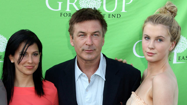 PHOTO: Hilaria Thomas, Alec Baldwin, and Ireland Baldwin attend the Group For The East Ends 40th Anniversary Benefit And Auction at Wolffer Estate Vineyard, June 23, 2012, Sagaponack, N.Y.