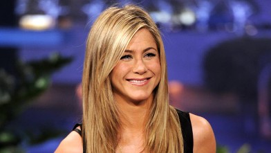 PHOTO: Actress Jennifer Aniston appears on the Tonight Show With Jay Leno at NBC Studios, Feb. 24, 2012 in Burbank, California.