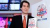 PHOTO: Writer Joel Stein holds a copy of his book, "Man Made" during the Book Party for Man Made by TIME's Joel Stein at MLB Fan Cave on May 21, 2012 in New York City.