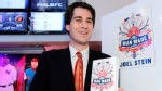 PHOTO: Writer Joel Stein holds a copy of his book, "Man Made" during the Book Party for Man Made by TIME's Joel Stein at MLB Fan Cave on May 21, 2012 in New York City.