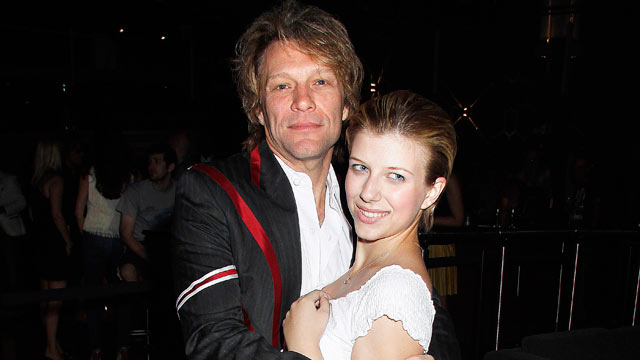 PHOTO: Stephanie Rose Bongiovi and her dad, Jon Bon Jovi attend the White Trash Beautiful Clothing Label Launch, June 23,2010 in London, England.
