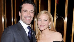 PHOTO: Jon Hamm and Jennifer Westfeldt attend the after party for the Cinema Society & People StyleWatch screening of "Friends With Kids" at the The Top of The Standard in this March 5, 2012 file photo in New York City.