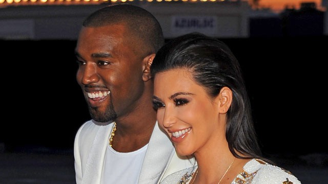 PHOTO: Kanye West and Kim Kardashian attend Kanye West hosts The "Cruel Summer" Presentation, May 23, 2012 in Cannes, France.