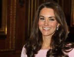 PHOTO: Britain's Prince William (R) talks with his wife Catherine, Duchess of Cambridge (C) and his brother Prince Harry (L) during a reception in the Waterloo Chamber, before Queen Elizabeth II's Sovereign Monarchs Jubilee lunch at Windsor Castle, west o