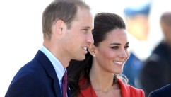 PHOTO: Catherine, Duchess of Cambridge and Prince William, Duke of Cambridge prepare to leave from Calgary Airport, July 8, 2011, in Calgary, Canada.