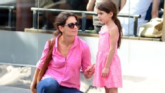 PHOTO: Katie Holmes and Suri Cruise are seen on July 15, 2012 in New York City.