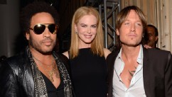 PHOTO: Lenny Kravitz, Nicole Kidman and Keith Urban attend the 2013 CMT Music awards at the Bridgestone Arena, June 5, 2013, in Nashville.