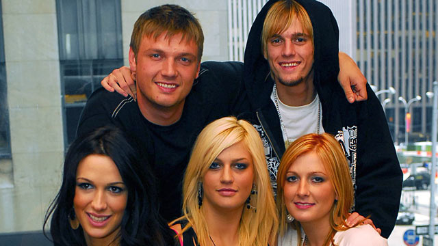 PHOTO: Top left clockwise: Singer Nick Carter, Aaron Carter, Angel Carter, Leslie Carter, Bobbie Jean Carter pose for a family portrait.