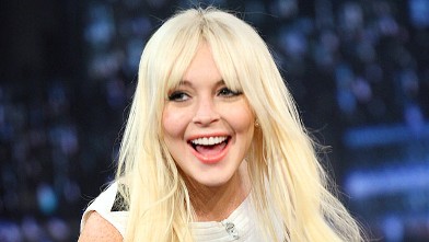PHOTO: Lindsay Lohan during an interview on March 1, 2012.