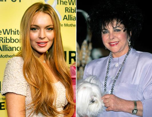 Lindsay Lohan as Elizabeth Taylor