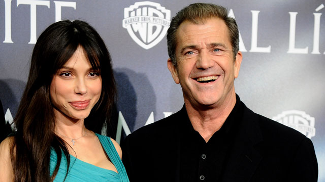 PHOTO: Actor Mel Gibson and girlfriend Oksana Grigorieva attend "Edge of the Darkness" premiere, Feb. 1, 2010 in Madrid, Spain.