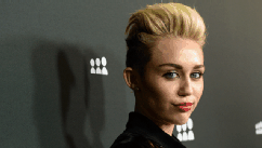 PHOTO: Singer Miley Cyrus attends the new Myspace launch event at the El Rey Theatre, June 12, 2013 in Los Angeles.