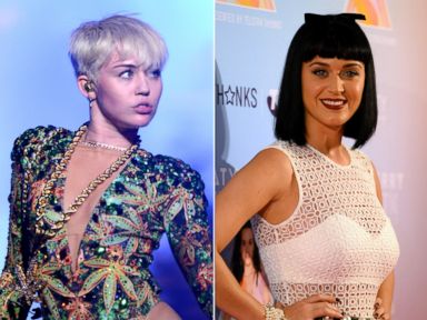 Miley Cyrus Fires Back at Katy Perry Over Kissing Controversy