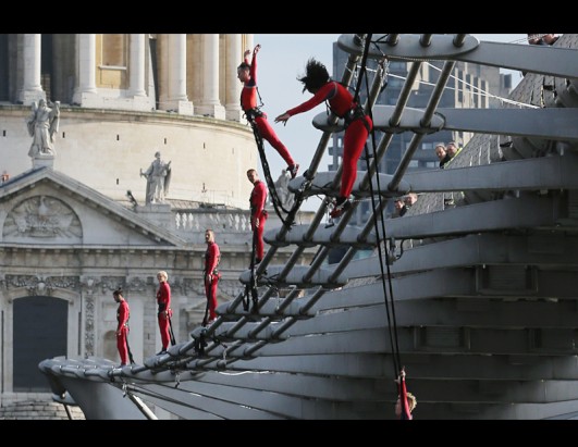 Streb Company Pre-Olympic Performance Art
