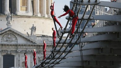 Streb Company Pre-Olympic Performance Art