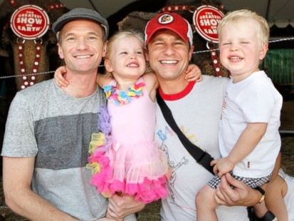 Photos: Neil Patrick Harris and Family at Circus