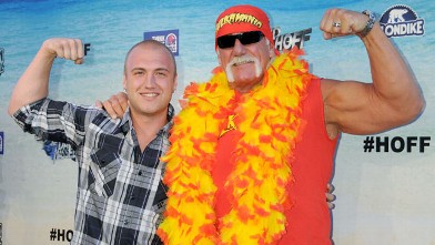 PHOTO: Nick Hogan and Hulk Hogan attend the Comedy Central Roast of David Hasselhoff held at Sony Pictures Studios on Aug. 1, 2010 in Culver City, California.