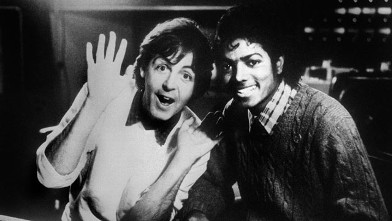 PHOTO: Paul McCartney and Michael Jackson are shown, Dec. 19, 1983.