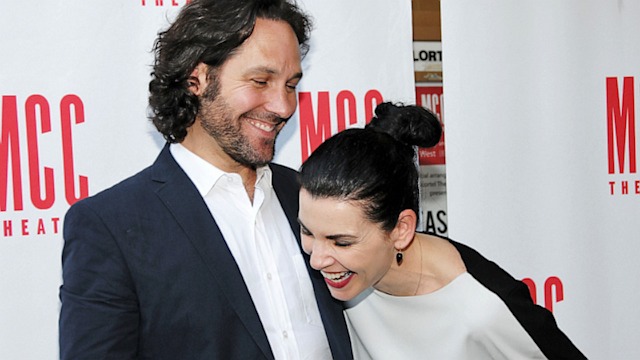 Paul Rudd Cracks Up Julianna Margulies on Red Carpet