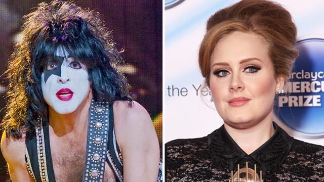 PHOTO: Paul Stanley of KISS and Adele