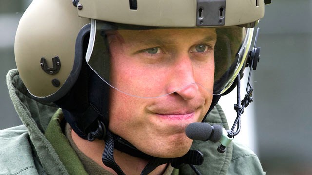 PHOTO: Prince William, Duke of Cambridge, takes part in helicopter maneuvers, in this July 4, 2011 file photo, in Charlottetown, Canada.