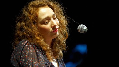 PHOTO: Regina Spektor performs on stage at O2 Academy on July 21, 2010 in Leeds, England.
