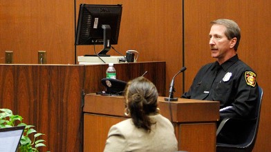 PHOTO: Paramedic Richard Senneff testifies that Murray told him that Jackson wasn't being treated for any specific condition during the Dr. Conrad Murray involuntary manslaughter tria
