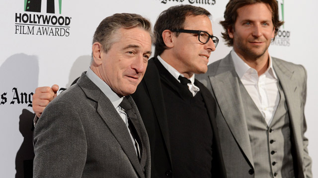 PHOTO: Robert De Niro, David O. Russell and Bradley Cooper