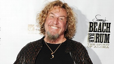 PHOTO: Sammy Hagar arrives the Beach Bar Rum launch at Cabo Wabo Cantina in this Feb. 17, 2012 file photo in Las Vegas, Nevada.