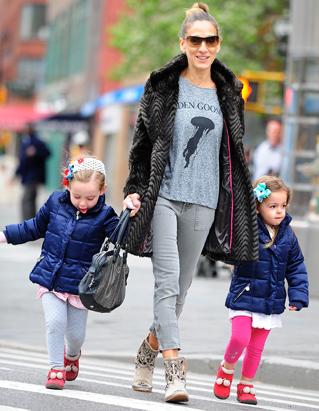  Jennifer Garner's Ocean Playdate