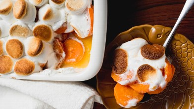 PHOTO: Sweet potato casserole is shown.