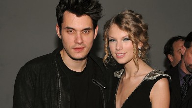 PHOTO: Musicians John Mayer (L) and Taylor Swift attend the launch of VEVO, the world's premiere destination for premium music video and entertainment at Skylight Studio on December 8, 2009 in New York City.